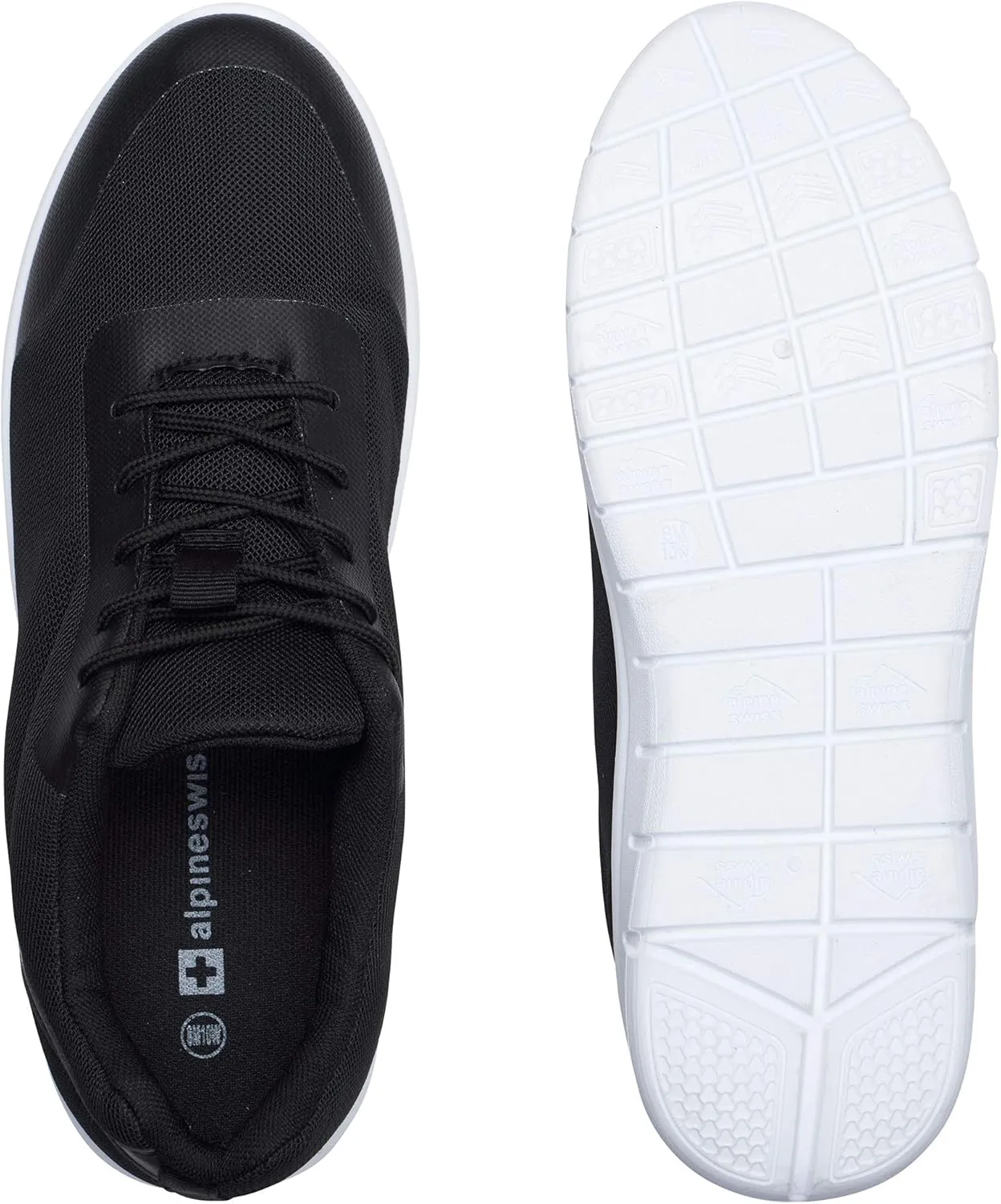 Alpine Swiss Lewis Mesh Sneakers Breathable Lightweight Fashion Trainers