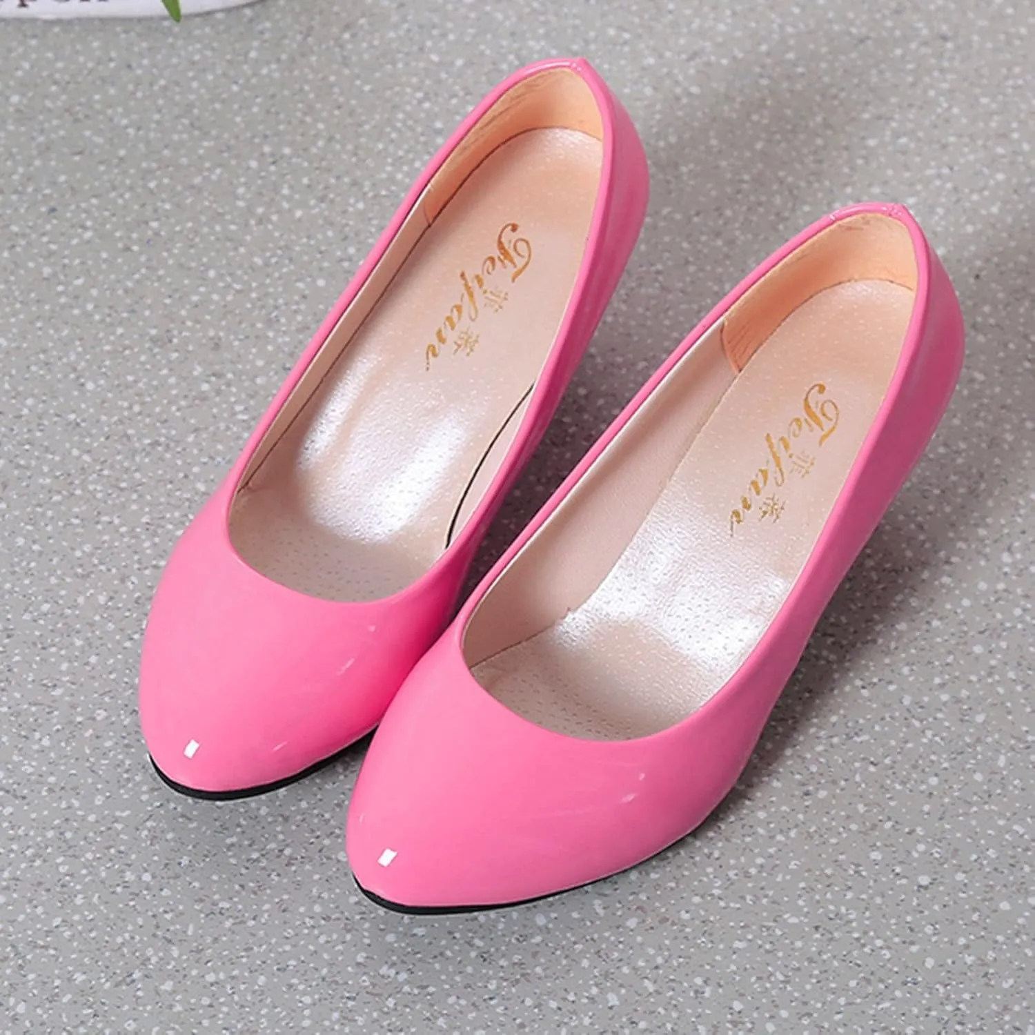 AMDBEL Pumps for Women Dressy Comfortable, Women's Low Kitten Heel Pumps Classic Fashion Dress Pumps Heeled Shoes Office Work