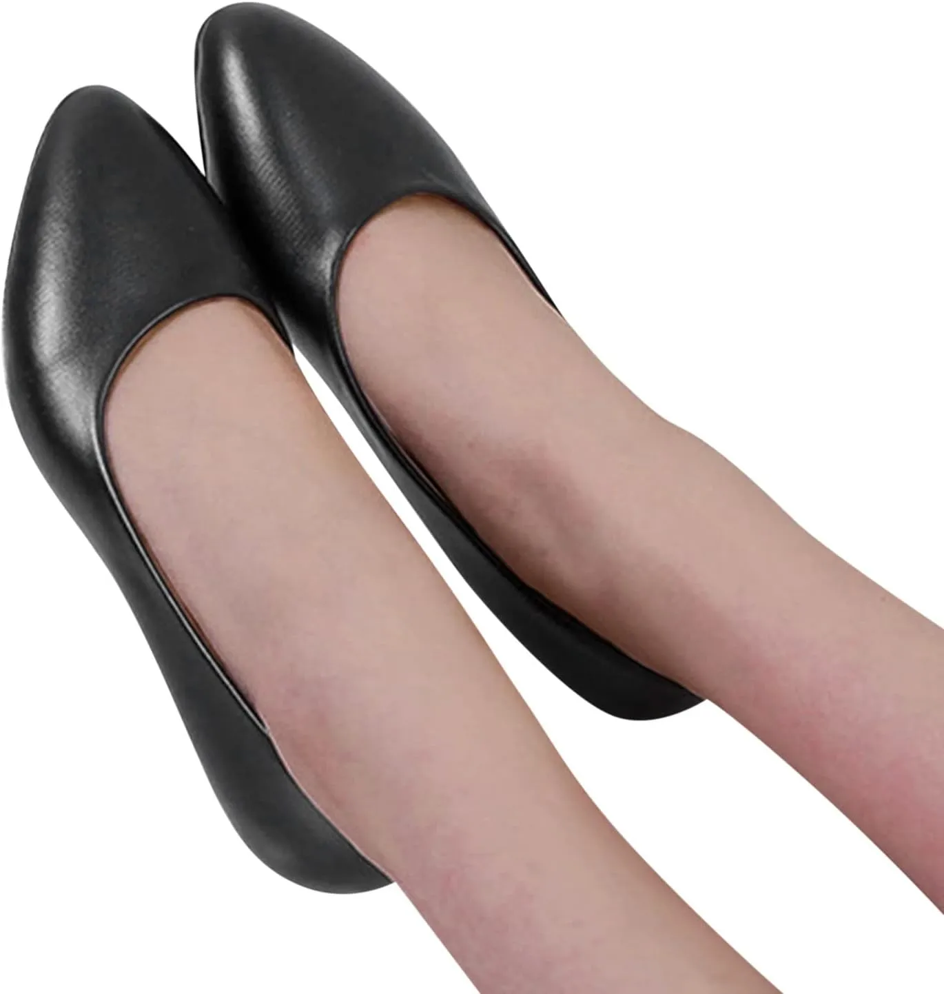 AMDBEL Pumps for Women Dressy Comfortable, Women's Low Kitten Heel Pumps Classic Fashion Dress Pumps Heeled Shoes Office Work