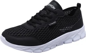 Arch Support Fitness Sneaker for Men Comfortable Breathable Stretch Canvas Slip on Sneaker Men's Recovery Shoes
