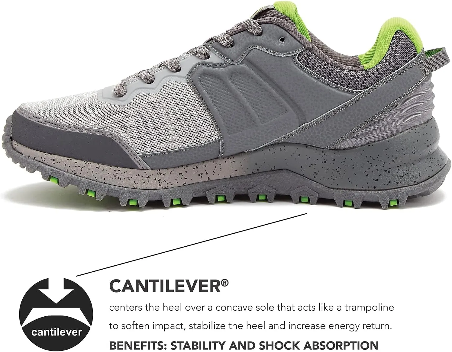 Avia Ultra Men’s Trail Running Shoes, Lightweight Breathable Mesh Sneakers for Men