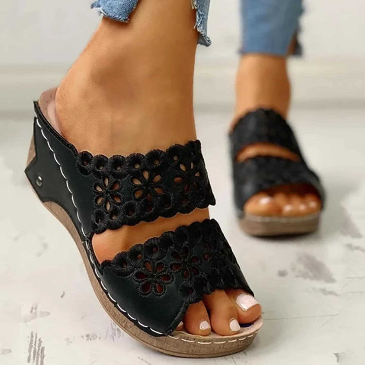 barefoot orthopaedic shoes, breathable toe comfortable leisure mules, fashion, summer outdoor beach sandals, slippers