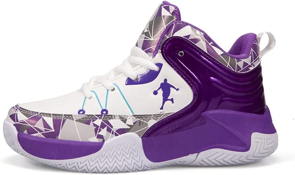 Basketball Shoe Kids' Sneakers Sports Breathable Lightweight Running Shoes for Kids Fashion Athletic Casual Shoes Walking Shoes