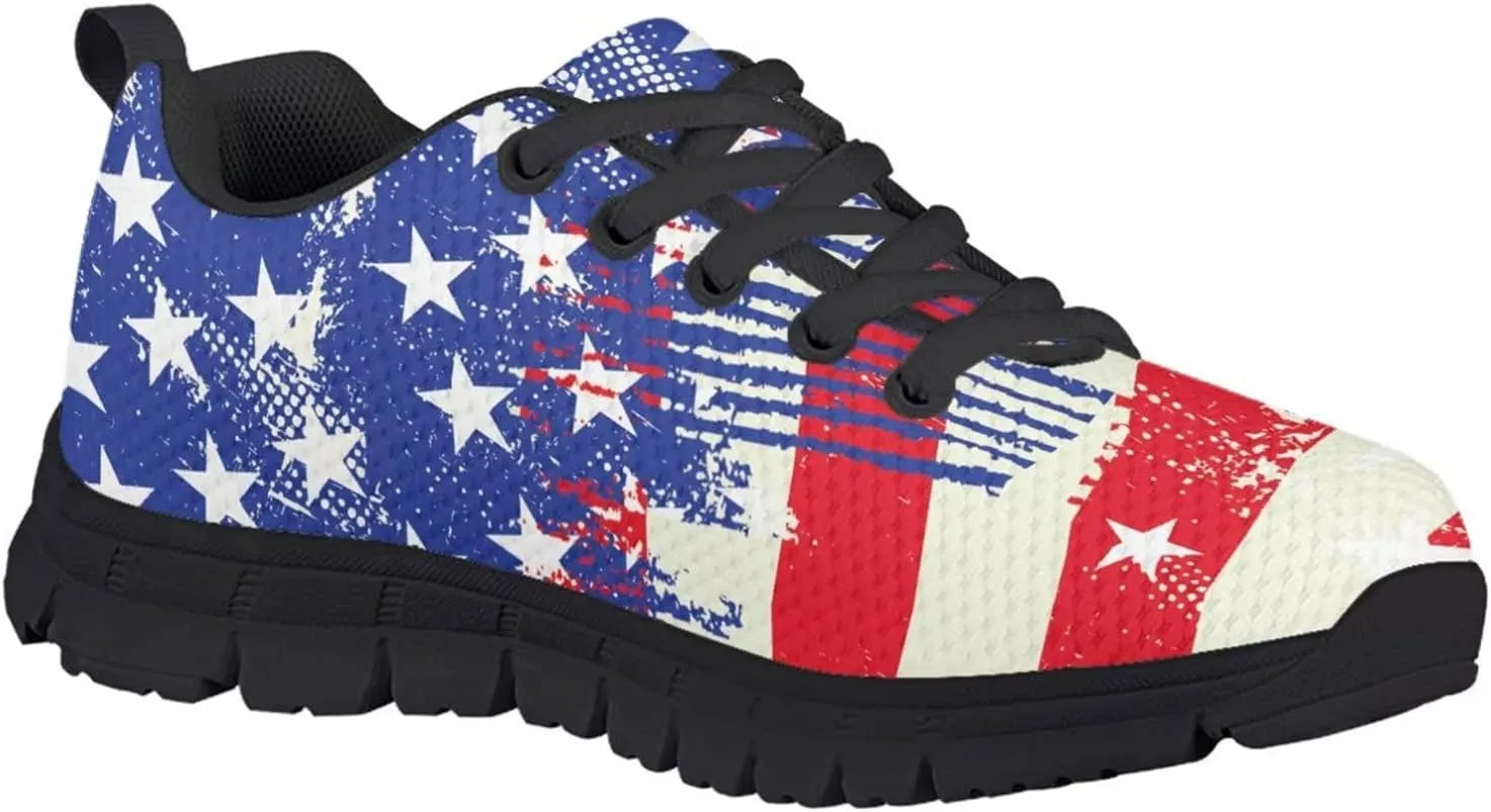Biyejit Boys Girls Casual Shoes Kids Tennis Running Sports Lace Up Athletic Sneakers