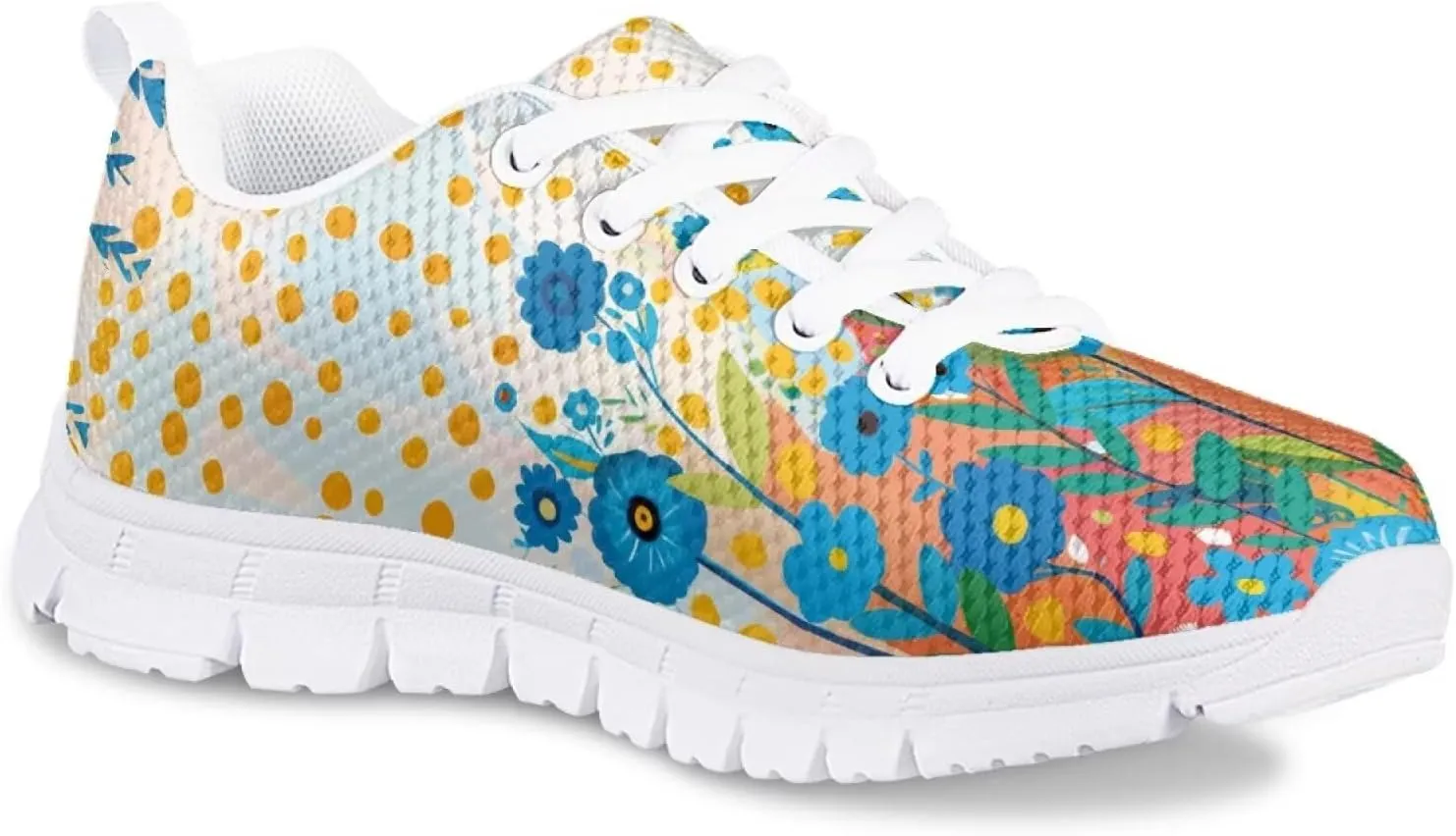 Biyejit Boys Girls Casual Shoes Kids Tennis Running Sports Lace Up Athletic Sneakers
