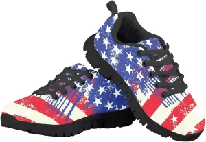 Biyejit Boys Girls Casual Shoes Kids Tennis Running Sports Lace Up Athletic Sneakers