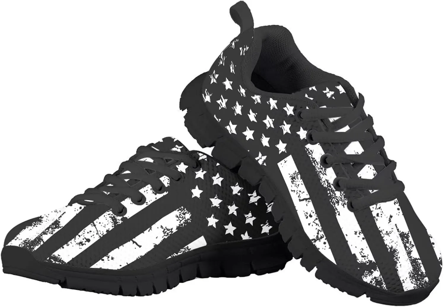 Biyejit Boys Girls Casual Shoes Kids Tennis Running Sports Lace Up Athletic Sneakers