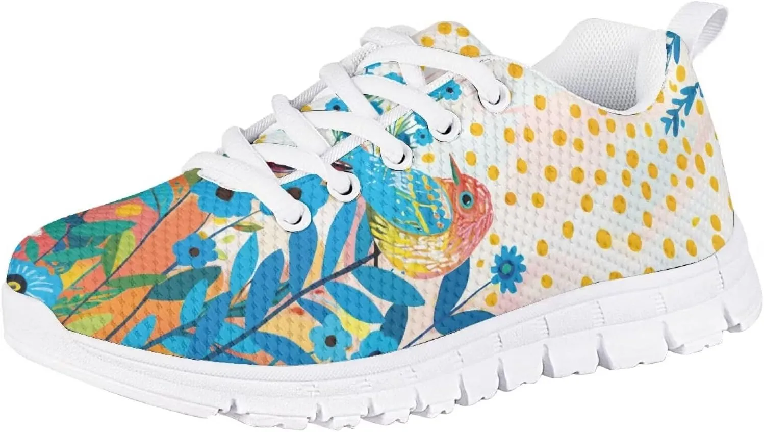 Biyejit Boys Girls Casual Shoes Kids Tennis Running Sports Lace Up Athletic Sneakers