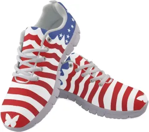 Casual Lace Up Sneakers for Women Sport Athletic Tennis Breathable Running Shoes