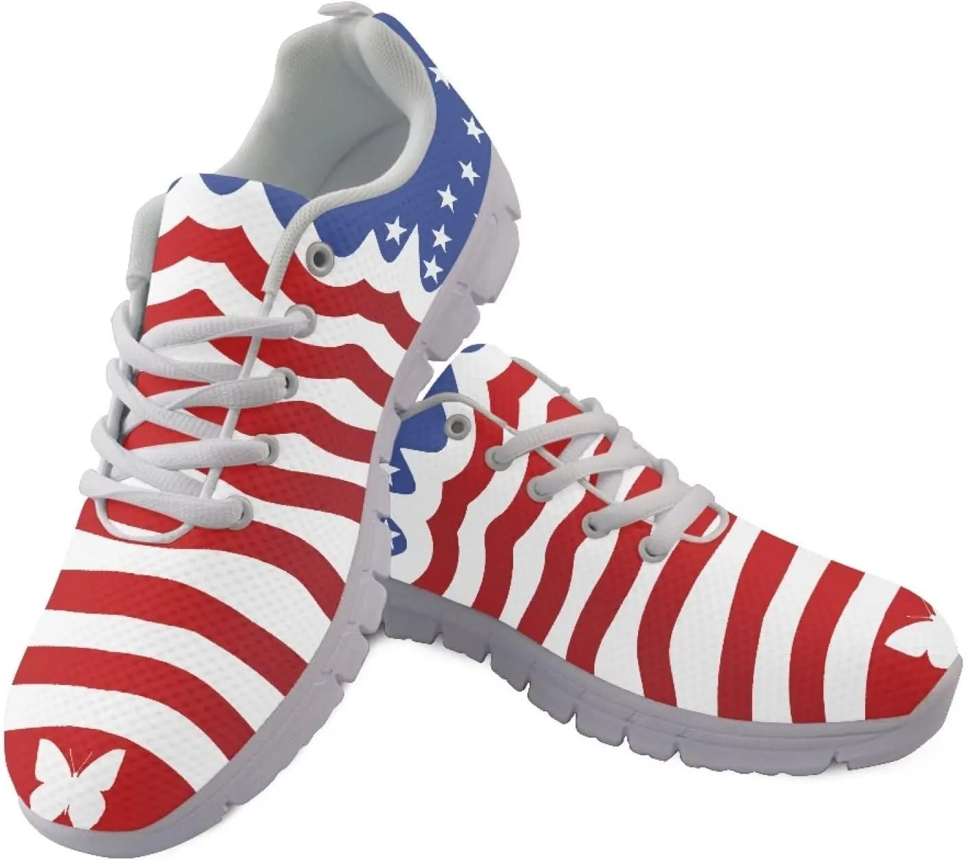 Casual Lace Up Sneakers for Women Sport Athletic Tennis Breathable Running Shoes