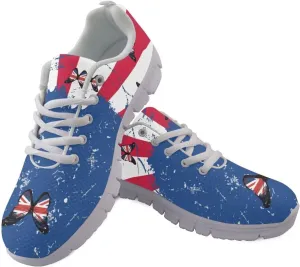 Casual Lace Up Sneakers for Women Sport Athletic Tennis Breathable Running Shoes