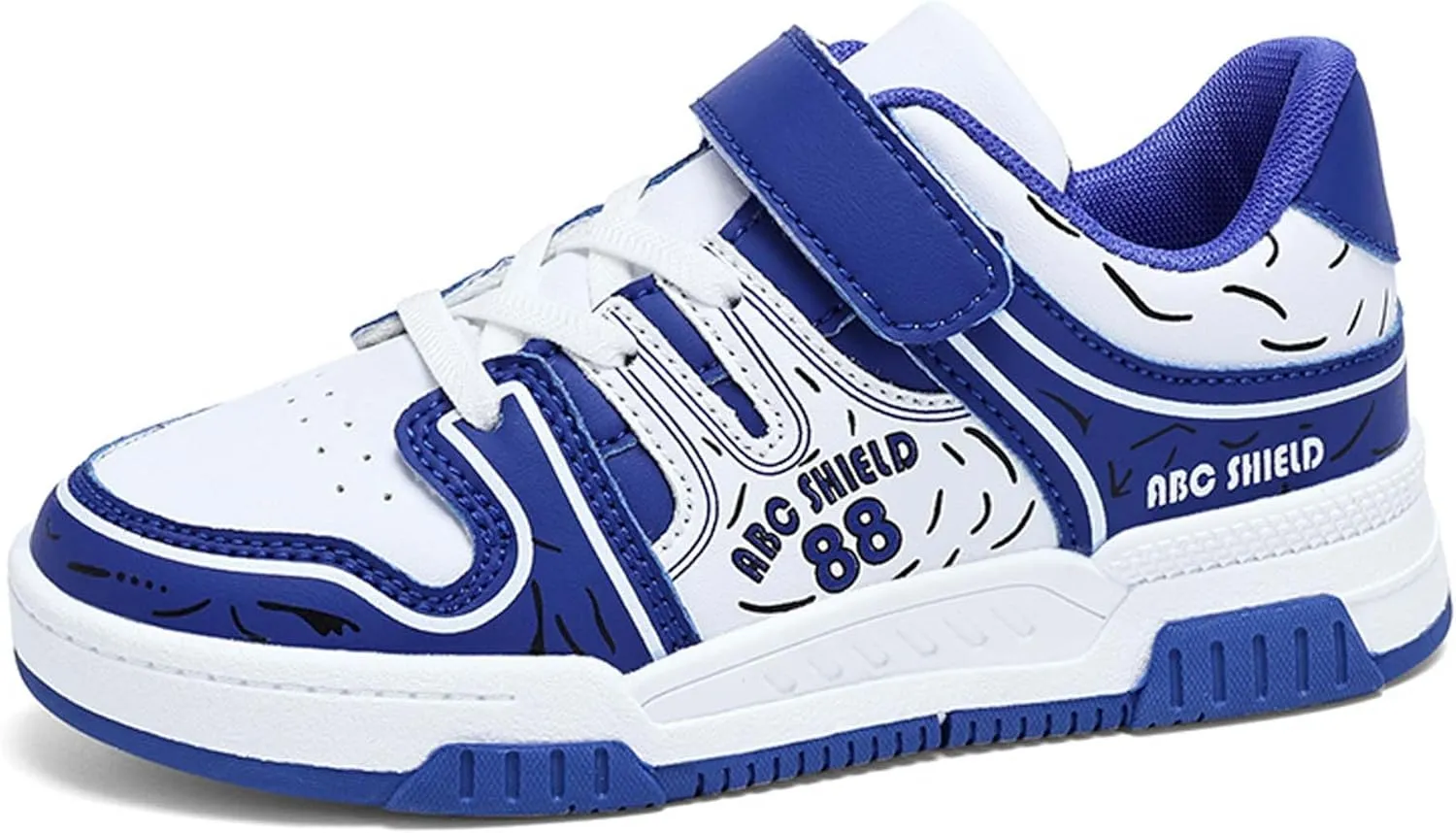 Children's Skateboarding Sneakers Boys Girls Fashion Sneakers Children's Casual Skateboarding Walking Shoes Street Personalized Skateboarding Shoes