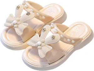 Cloud Pillow Comfy Slippers Girls Thick Sole Cute Bow Bedroom Slides Lightweight Sandals Indoor Outdoor Shoes