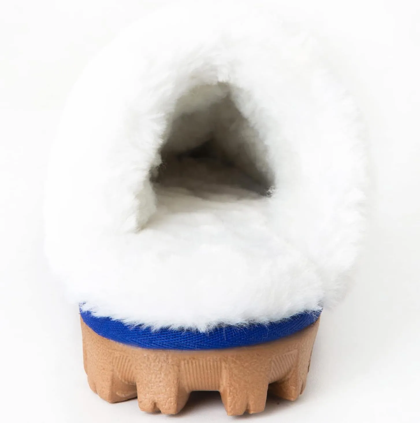 CLPP'LI Womens Slip on Faux Fur Warm Winter Mules Fluffy Suede Comfy Slippers