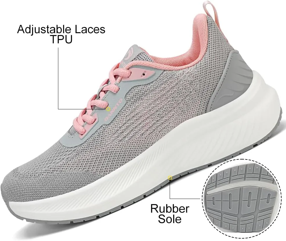Dannto Womens Breathable Running Shoes Lightweight Walking Sneakers Non-Slip Athletic Sports