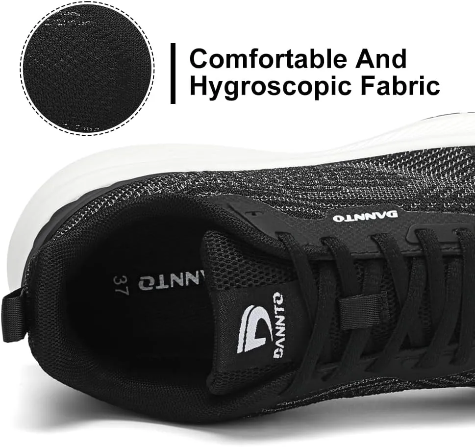 Dannto Womens Breathable Running Shoes Lightweight Walking Sneakers Non-Slip Athletic Sports
