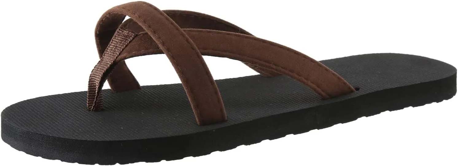 Eduavar Flip Flops for Women, Sandals for Women Dressy Open Toe Flat Sandals Comfortable Beach Flip Flops Shoes