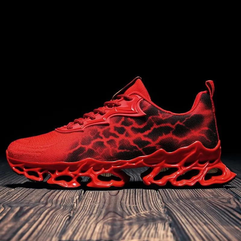 Fashion Sneakers for Men Tennis Running Shoes Mens Trail Running Men's Athletic Blade Shoe Sport Man Red Yellow Black Size