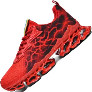 Fashion Sneakers for Men Tennis Running Shoes Mens Trail Running Men's Athletic Blade Shoe Sport Man Red Yellow Black Size