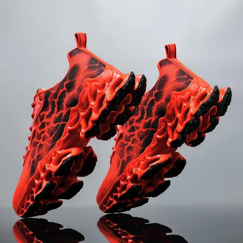 Fashion Sneakers for Men Tennis Running Shoes Mens Trail Running Men's Athletic Blade Shoe Sport Man Red Yellow Black Size