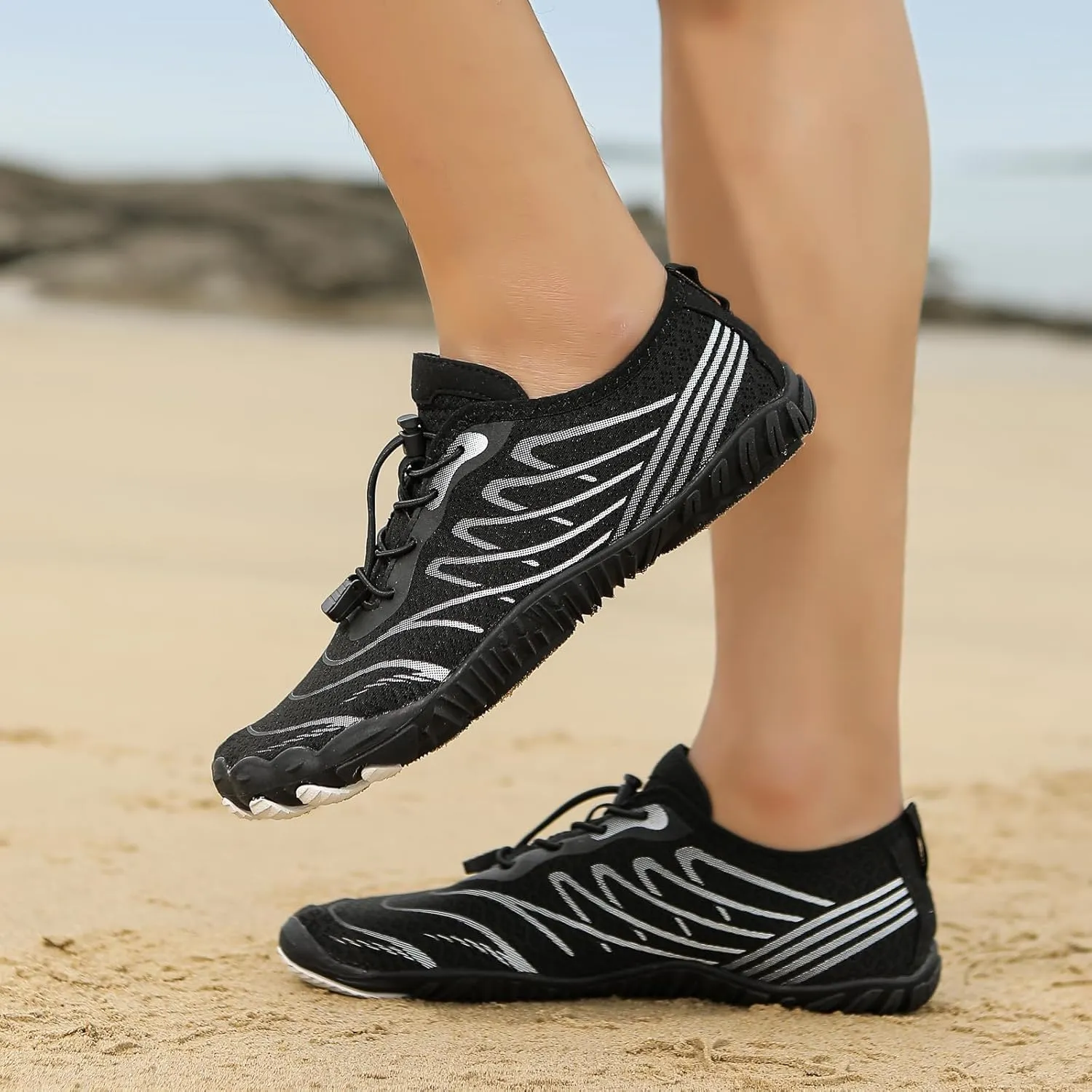 Hiking Footwear Barefoot Womens Mens Hike Barefoot Shoes Footwear Pro Barefoot Shoes with Wide Toe Box Healthy & Non-Slip Barefoot Shoes Unisex Quick Dry Zero Drop Trail Running Shoes Sneakers