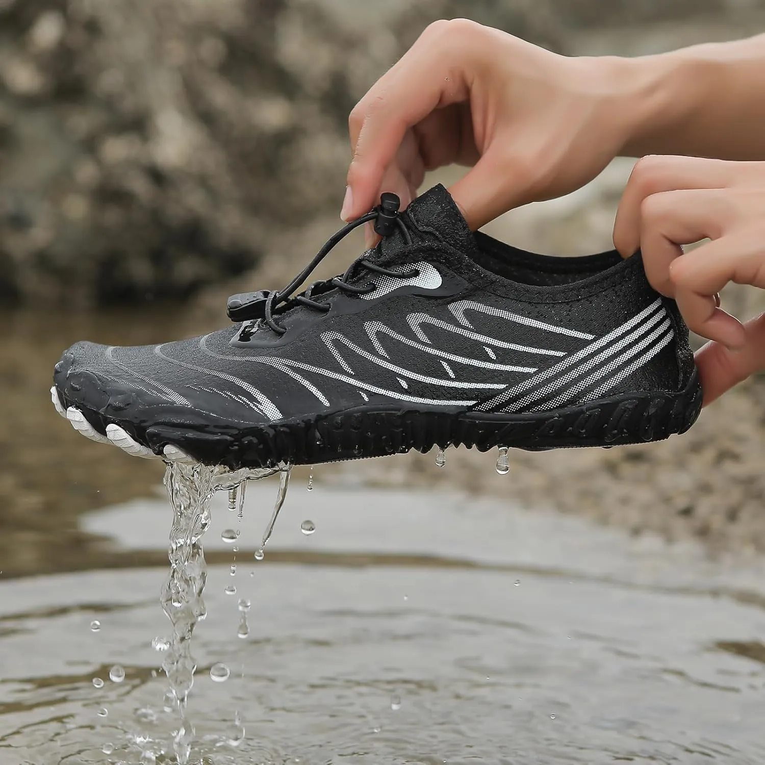 Hiking Footwear Barefoot Womens Mens Hike Barefoot Shoes Footwear Pro Barefoot Shoes with Wide Toe Box Healthy & Non-Slip Barefoot Shoes Unisex Quick Dry Zero Drop Trail Running Shoes Sneakers