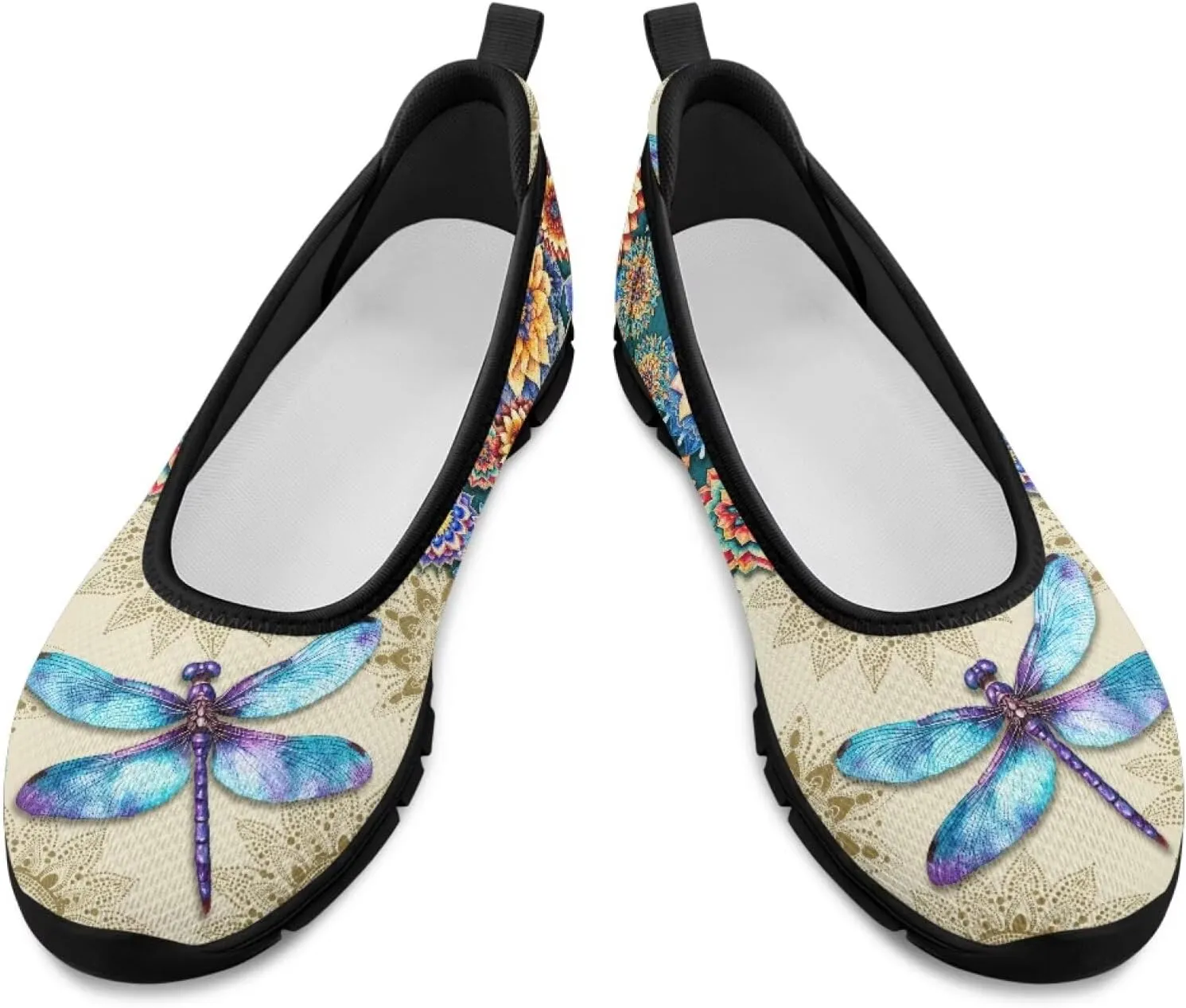 Jeiento Slip On Loafers for Women Lady Casual Walking Shoes Lightweight Breathable Running Shoes