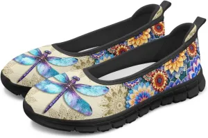 Jeiento Slip On Loafers for Women Lady Casual Walking Shoes Lightweight Breathable Running Shoes