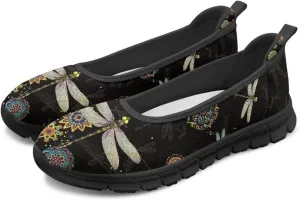 Jeiento Slip On Loafers for Women Lady Casual Walking Shoes Lightweight Breathable Running Shoes