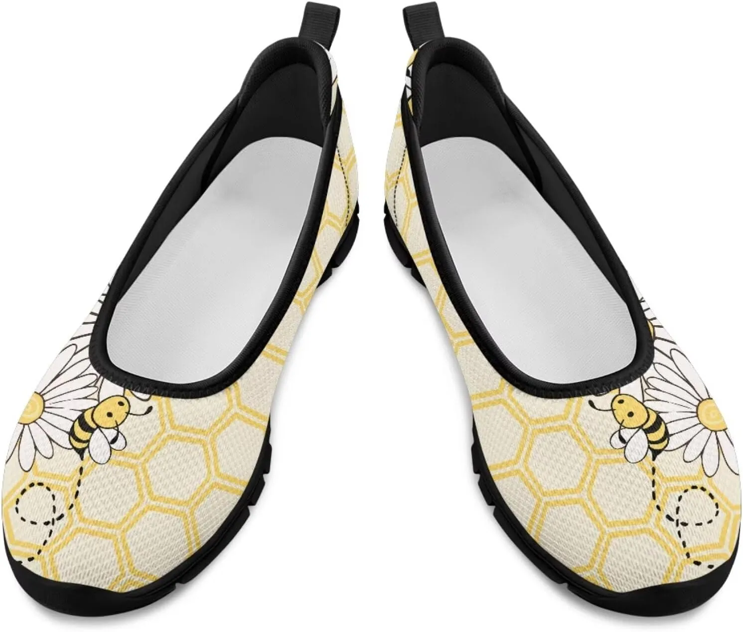 Jeiento Slip On Loafers for Women Lady Casual Walking Shoes Lightweight Breathable Running Shoes