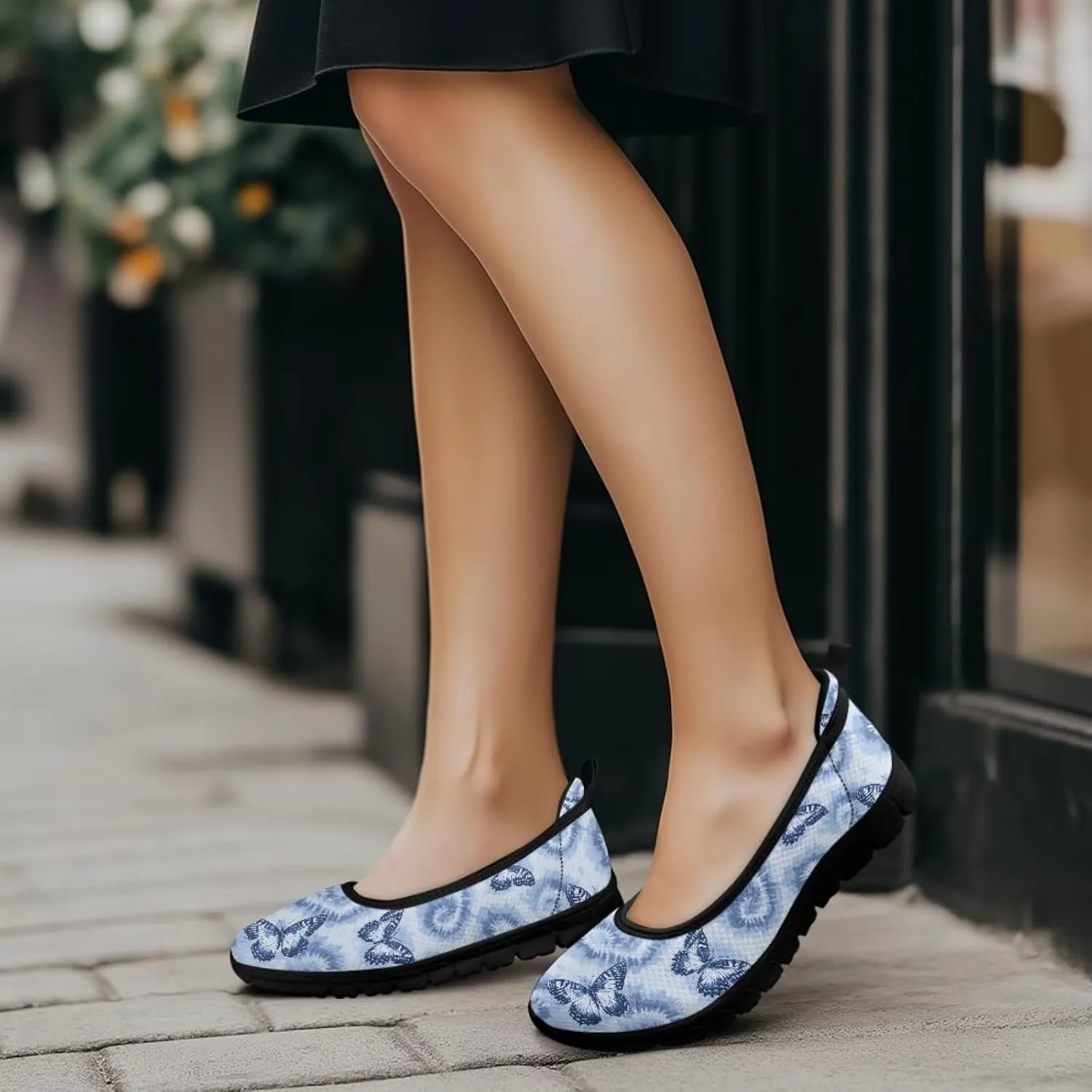 Jeiento Slip On Loafers for Women Lady Casual Walking Shoes Lightweight Breathable Running Shoes