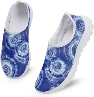 KEIAHUAN Trail Running Shoes Women Lightweight Fashion Casual Mesh Sneakers Flats