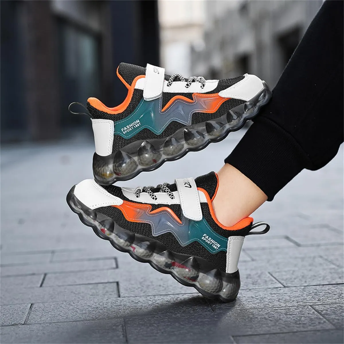 Kids Lightweight Fashion Sneakers Breathable Running Shoes