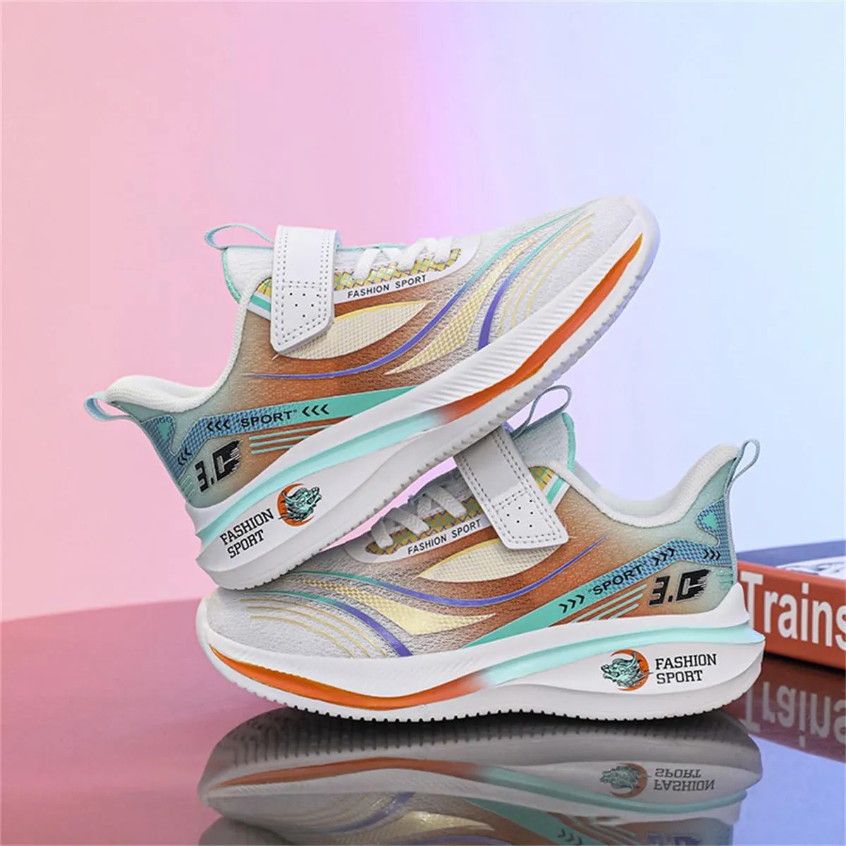 Kids Lightweight Fashion Sneakers Breathable Running Shoes