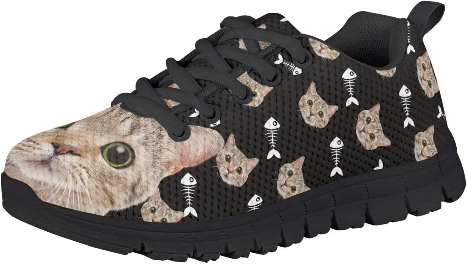 Kids Sneakers Lightweight Washable Fashion Breathable Running Shoes Girls Athletic Shoes Lace-up Sneaker