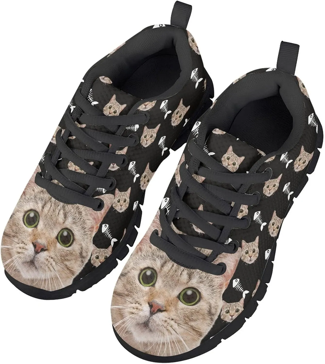 Kids Sneakers Lightweight Washable Fashion Breathable Running Shoes Girls Athletic Shoes Lace-up Sneaker