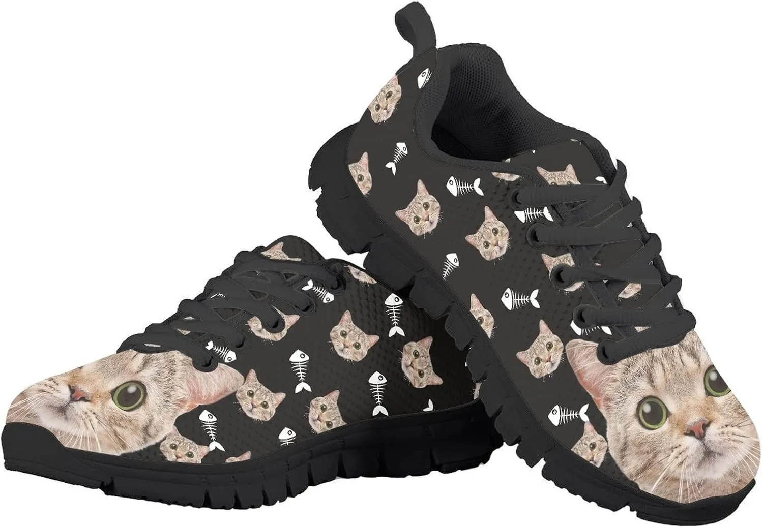 Kids Sneakers Lightweight Washable Fashion Breathable Running Shoes Girls Athletic Shoes Lace-up Sneaker
