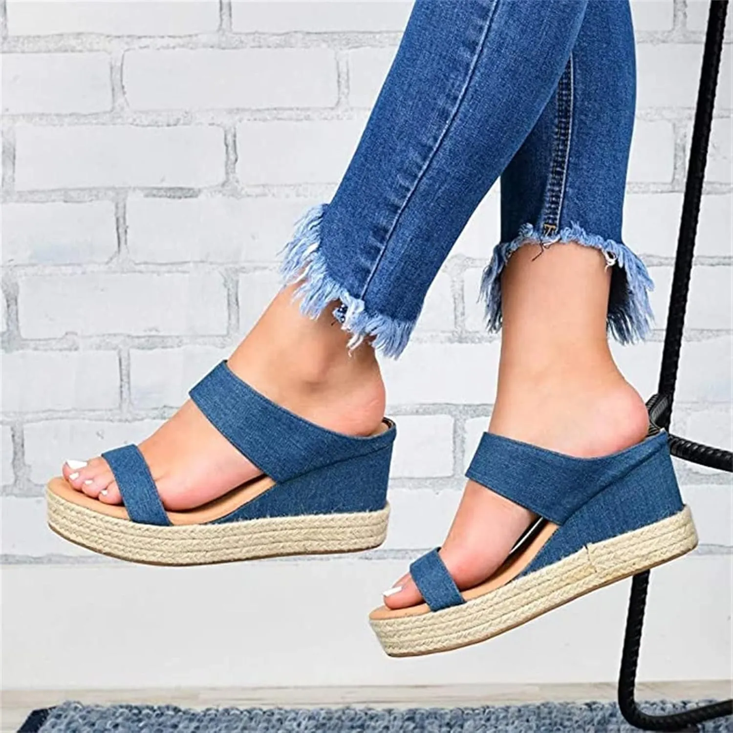 Ladmiple Sandals for Women Dressy Summer,Women's 2023 Casual Cute Bow Knot Beach Flip Flops Comfy Platform Shoes Sandals