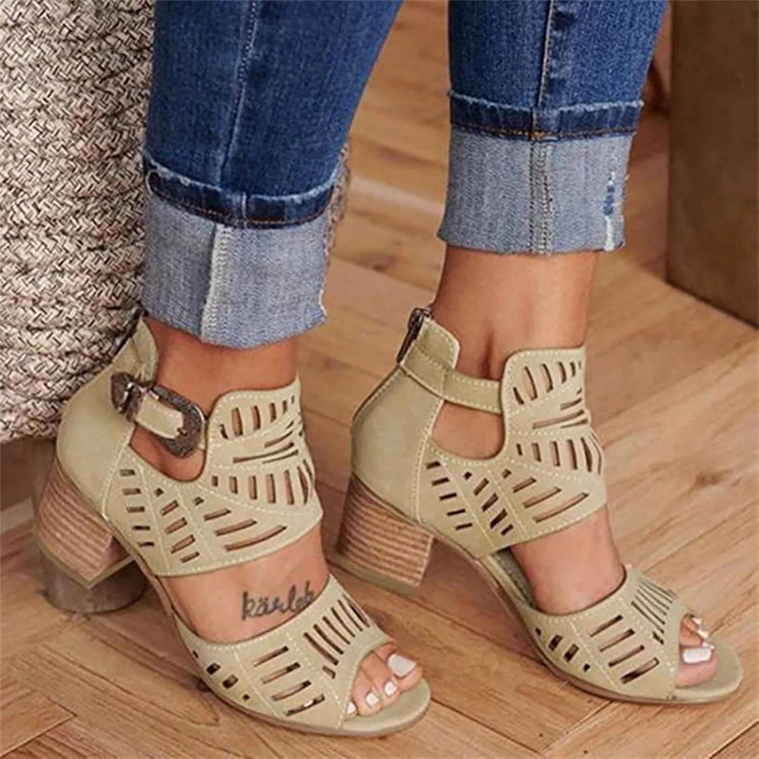 Ladmiple Summer Sandals for Women 2023 Dressy Espadrilles Wedge Shoes Open Toe Wedges Comfy Travel Casual Slip On Sandal