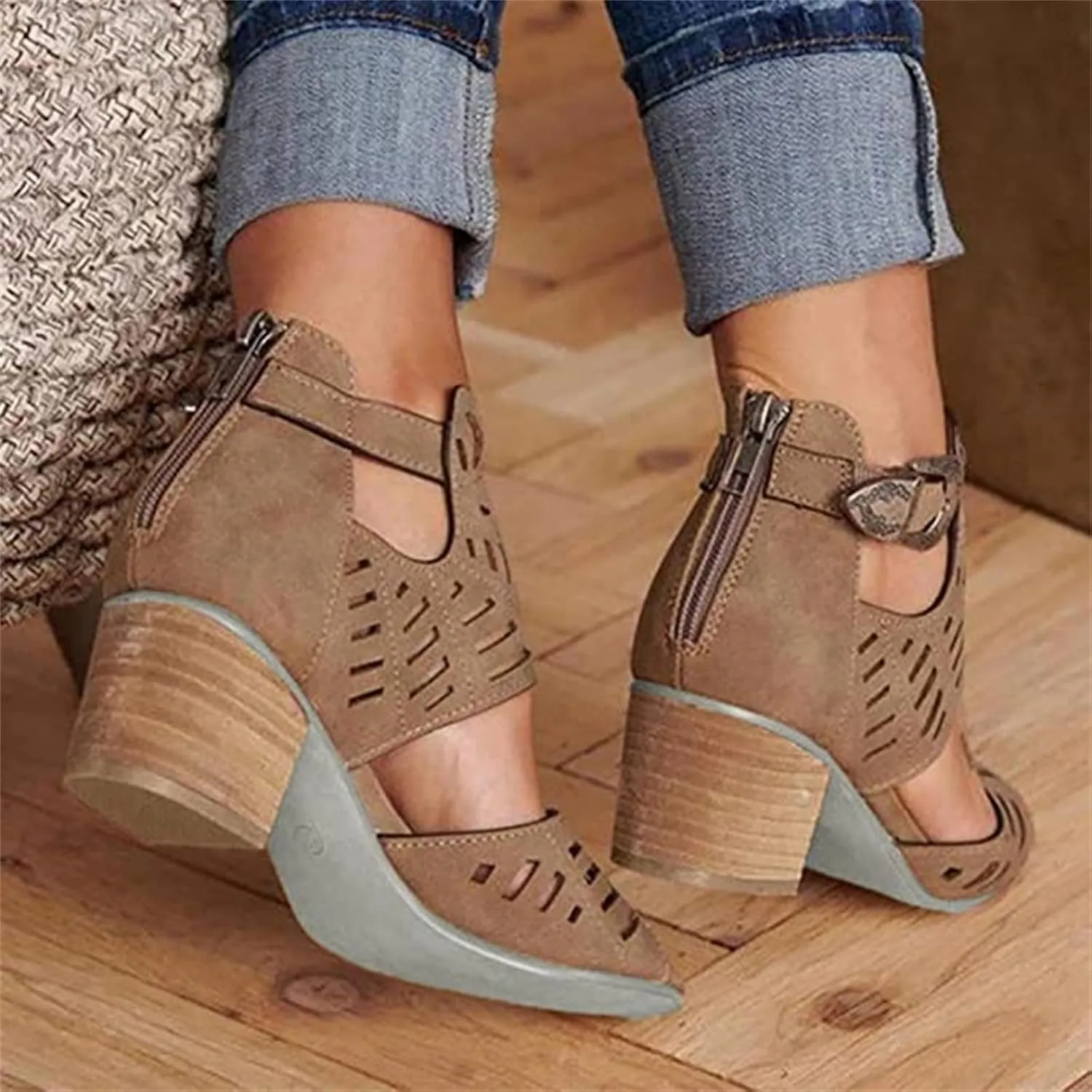 Ladmiple Summer Sandals for Women 2023 Dressy Espadrilles Wedge Shoes Open Toe Wedges Comfy Travel Casual Slip On Sandal