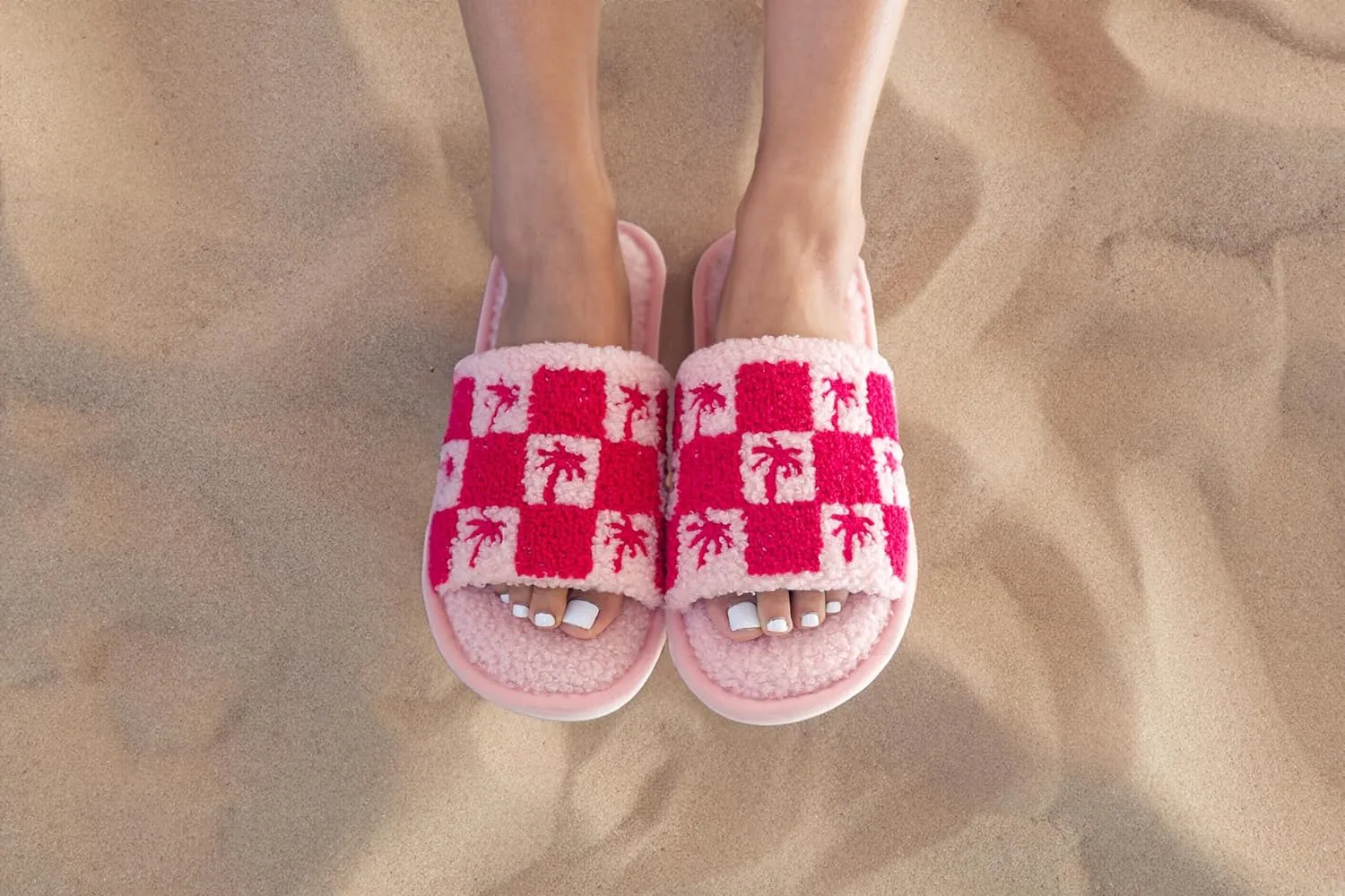 Living Royal Slide Slippers, Novelty Cozy Non-Slip Rubber Sole, Soft 100% Polyester, Funny Fuzzy Design