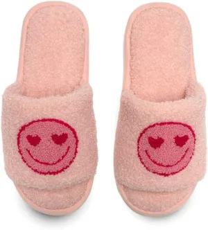 Living Royal Slide Slippers, Novelty Cozy Non-Slip Rubber Sole, Soft 100% Polyester, Funny Fuzzy Design