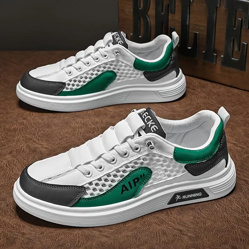 Men's Breathable Mesh Sneakers Soft, Lightweight, Ventilated for Outdoor Casual Wear