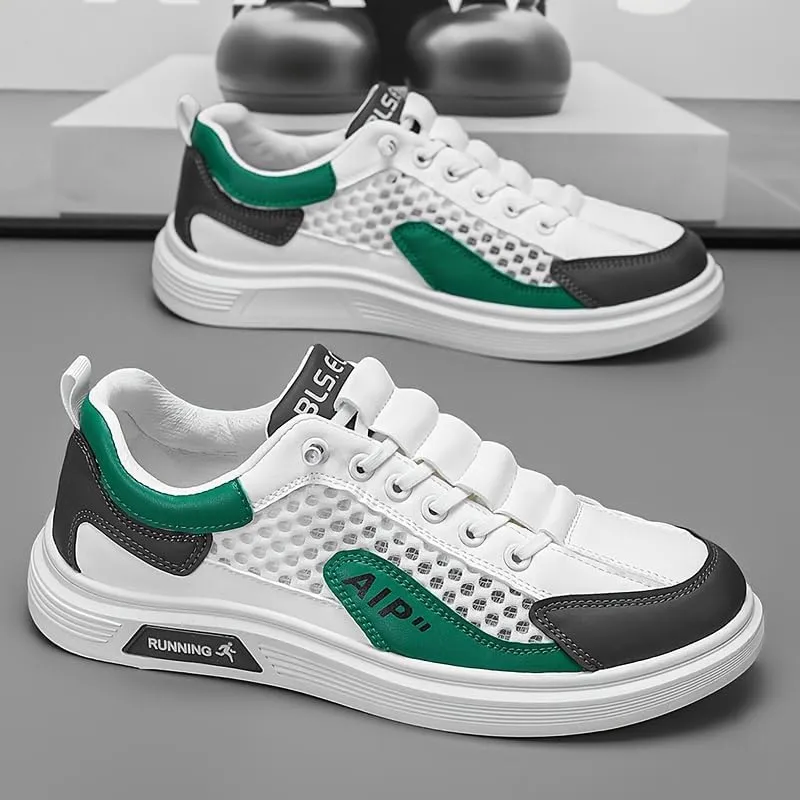 Men's Breathable Mesh Sneakers Soft, Lightweight, Ventilated for Outdoor Casual Wear
