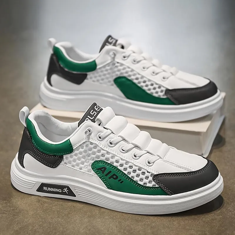 Men's Breathable Mesh Sneakers Soft, Lightweight, Ventilated for Outdoor Casual Wear