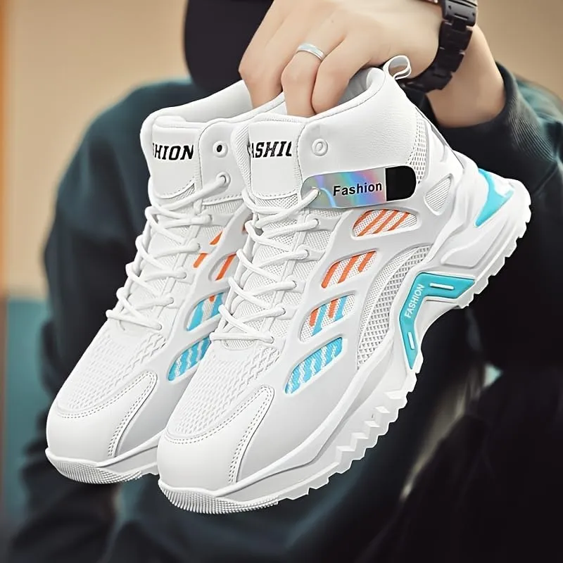Men's Breathable Mesh Sneakers - Stylish Casual Sneakers Comfortable for Walking, Jogging