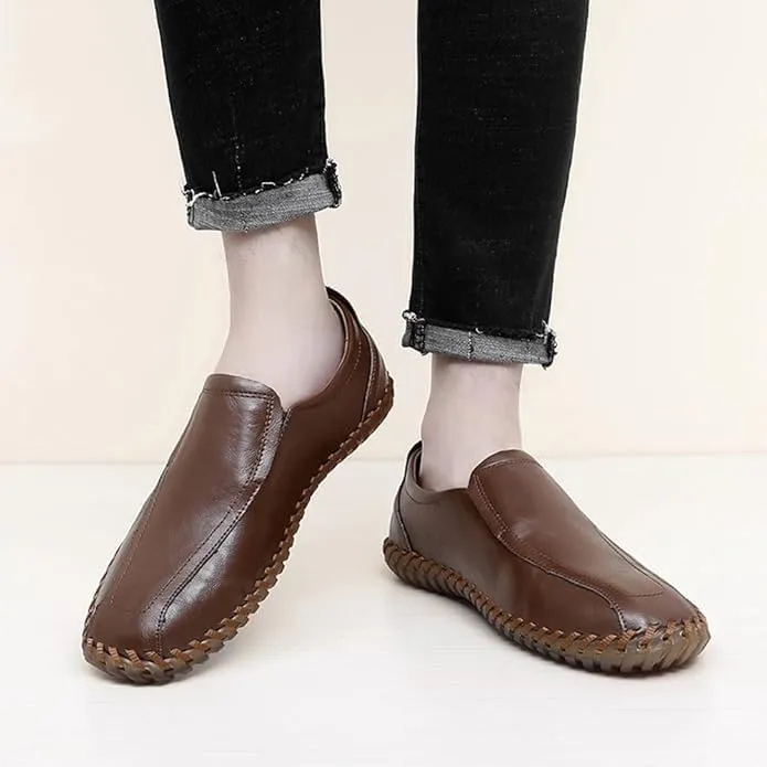 Men's Loafers Lightweight Driving Shoes Slip On Casual Penny Loafers Sandals Closed Toe Breathable Lightweight Sandals
