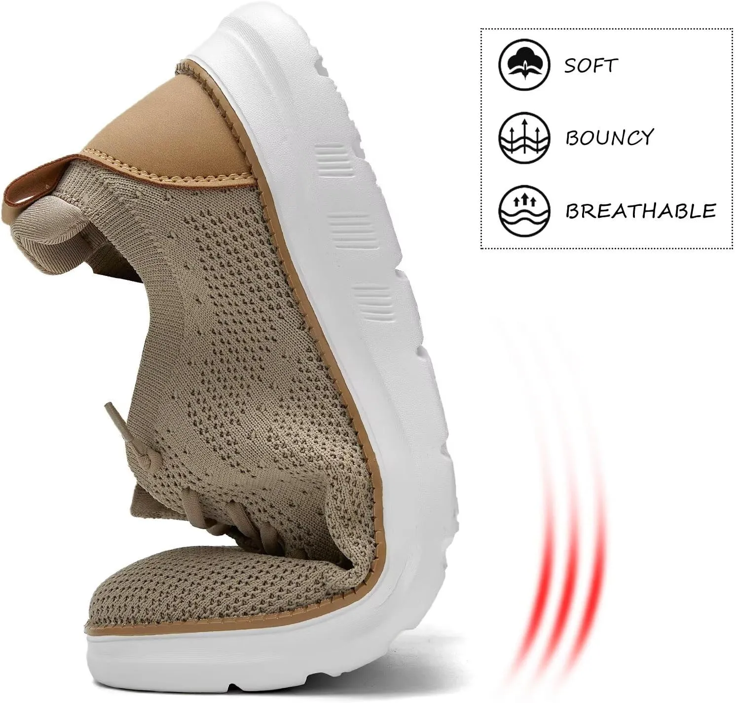 Men's Mesh Sneakers Oxfords Lace-Up Lightweight Casual Walking Shoes Driving Shoes
