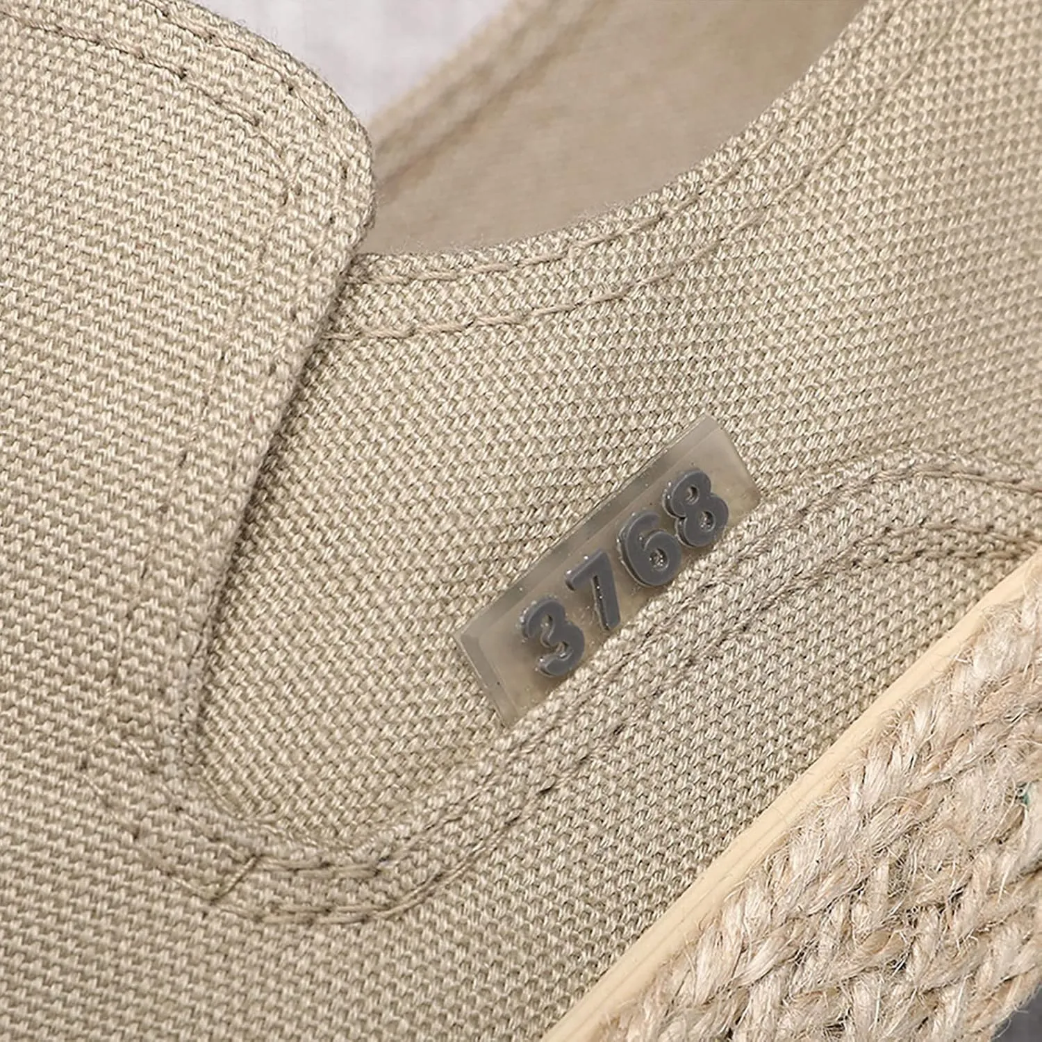 Mens Slip On Sneakers Comfortable Wide Width Espadrilles Casual Sneakers Flat Walking Shoes Breathable Lightweight Canvas Sport Shoes