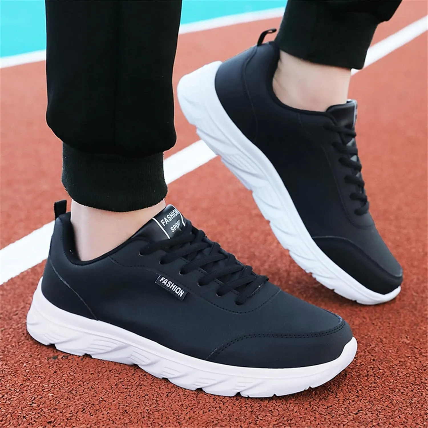 Non Slip Work Shoes for Men Arch Support Comfortable Walking Shoes Restaurant Kitchen Crews Health Casual Sneakers